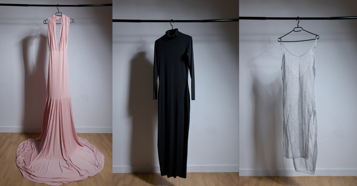 Robes proche du corps séance photo grossesse Saint André Le Gaz