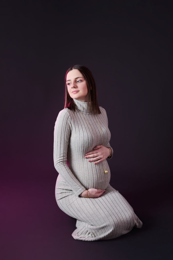 studio photo grossesse Bourgoin-Jallieu